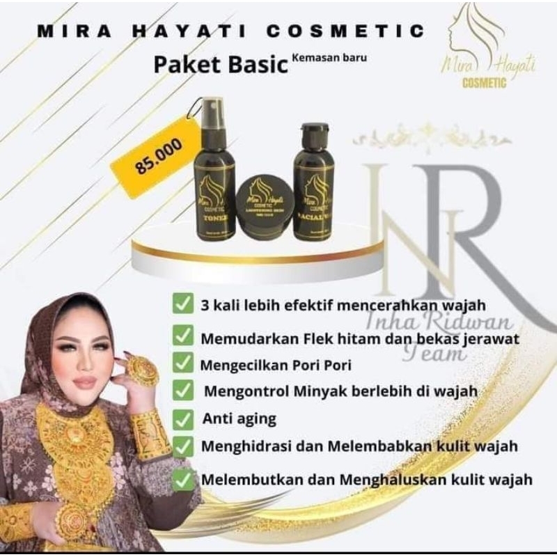 mh skincare , skincare mira hayati cosmetic ,skincare mh