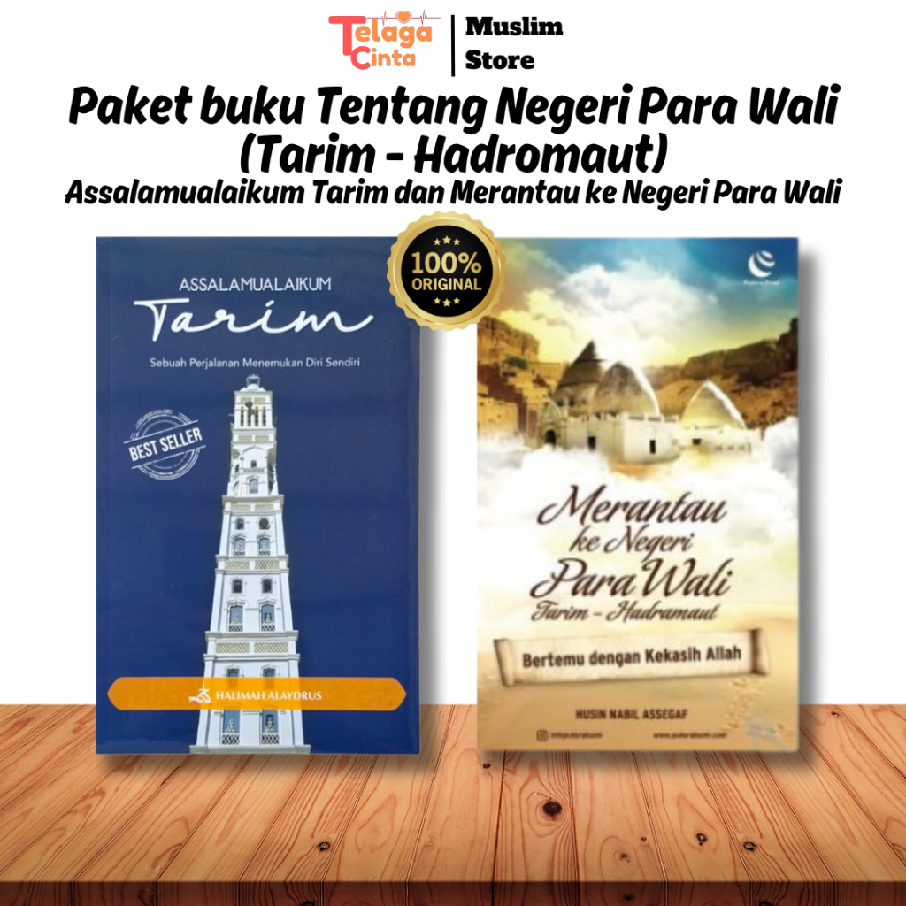 [ DIJAMIN ORIGINAL ] Paket Buku Assalamualaikum Tarim & Merantau ke Negeri Tarim