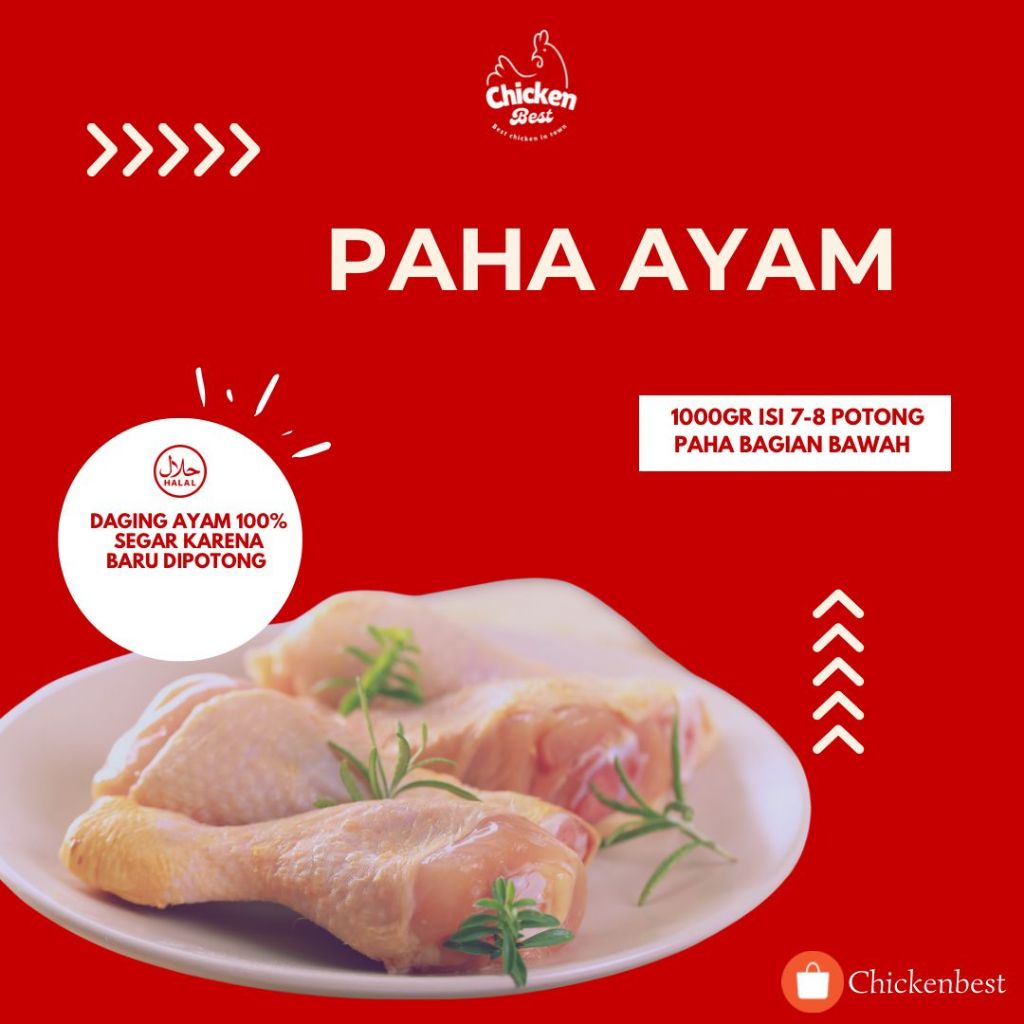 

Paha pentung drumstick isi 6 - 10 potong 1kg