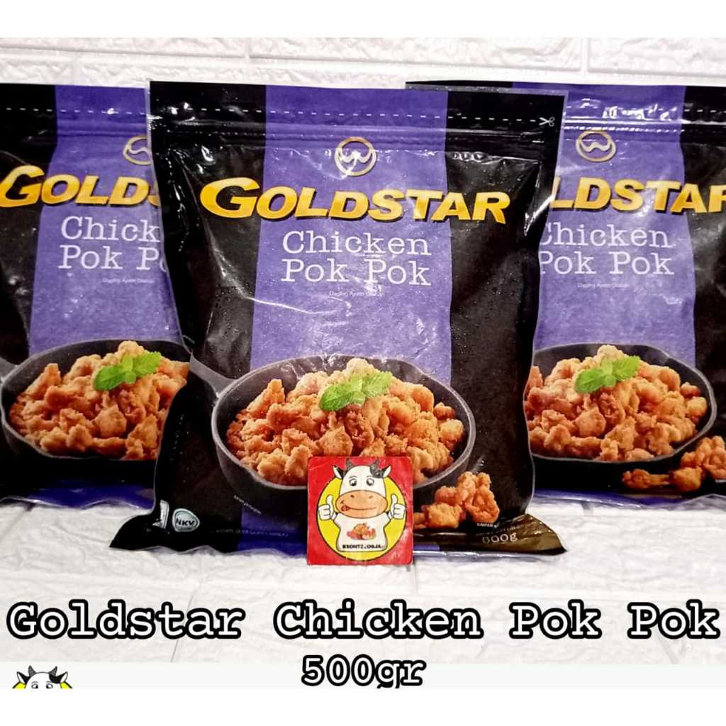 

GOLDSTAR CHICKEN POK POK 500GR-FROZEN FOOD-BRONTZ JOGJA