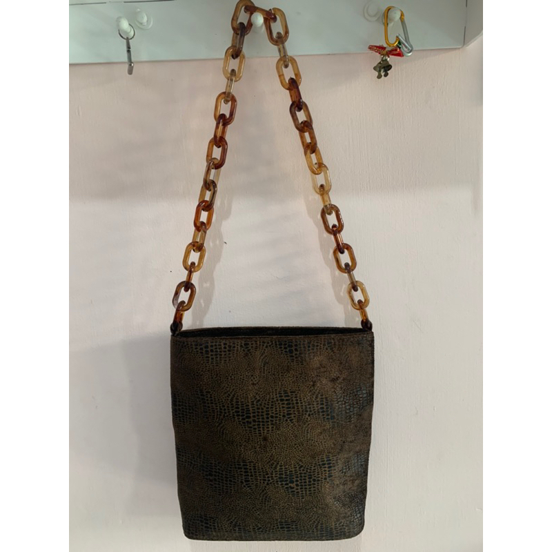 Tas Sienne unik/tas shoulder bulu Sienne