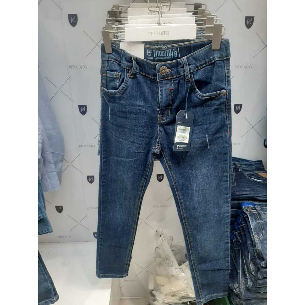 PITO DITO Kids Celana Jeans Anak Laki-Laki Original KGT228ONM