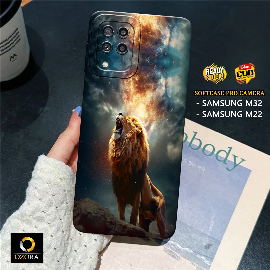 OZORA - Case SAMSUNG M32 / M22 Terbaru Fashion Case BINATANG Casing SAMSUNG M32 / M22 Aksesoris Hand