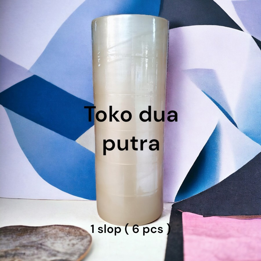 

Lakban Bening 90 yard YAMA TAPE ( 1 slop X 6 pcs)