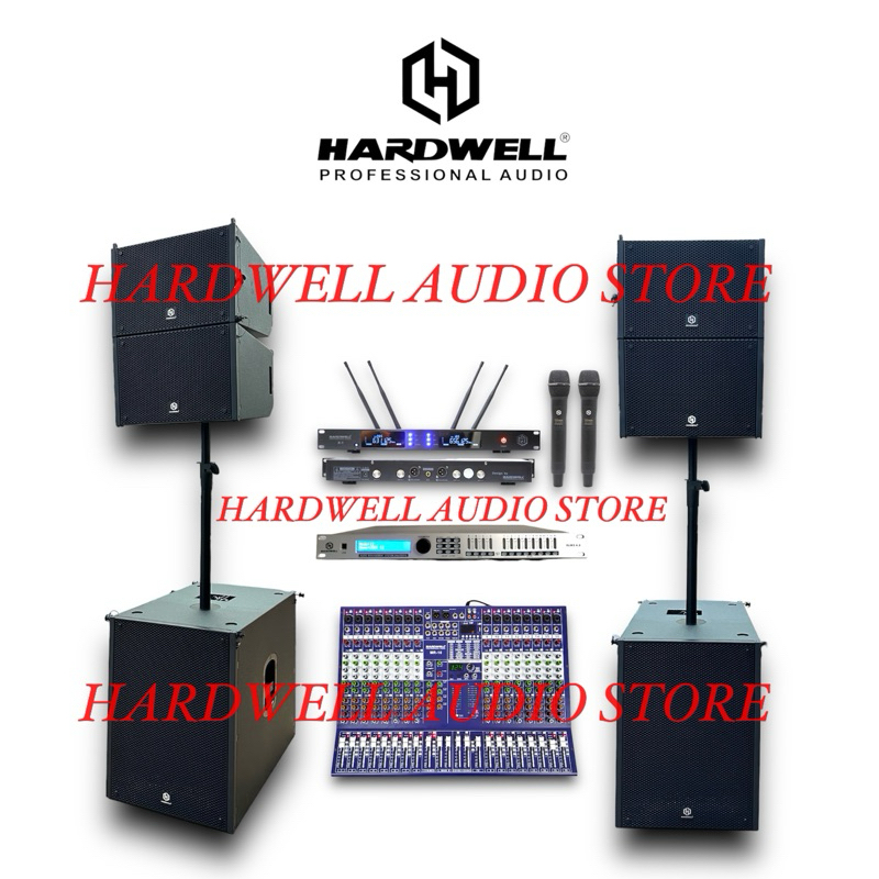 Paket Sound System Speaker Line Array Hardwell Original (PLATINUM 1)