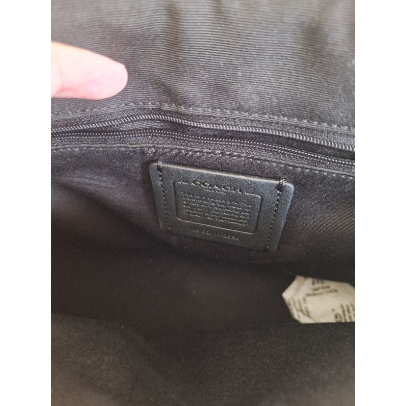 PRELOVED COACH KATY BLACK N BROWN (ORI)