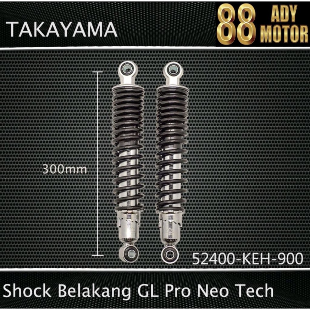Shock Sok Breges Belakang KEH Gl Pro, Pro Neotech Asli BARU Takayama