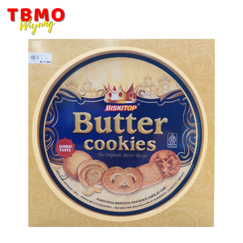 

Edisi Lebaran Biskitop Butter Cookies Kaleng 700 gr Biskuit lebaran