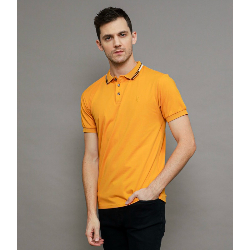 SNOWFLY - Kaos Polo Shirt Kerah Pria Mustard