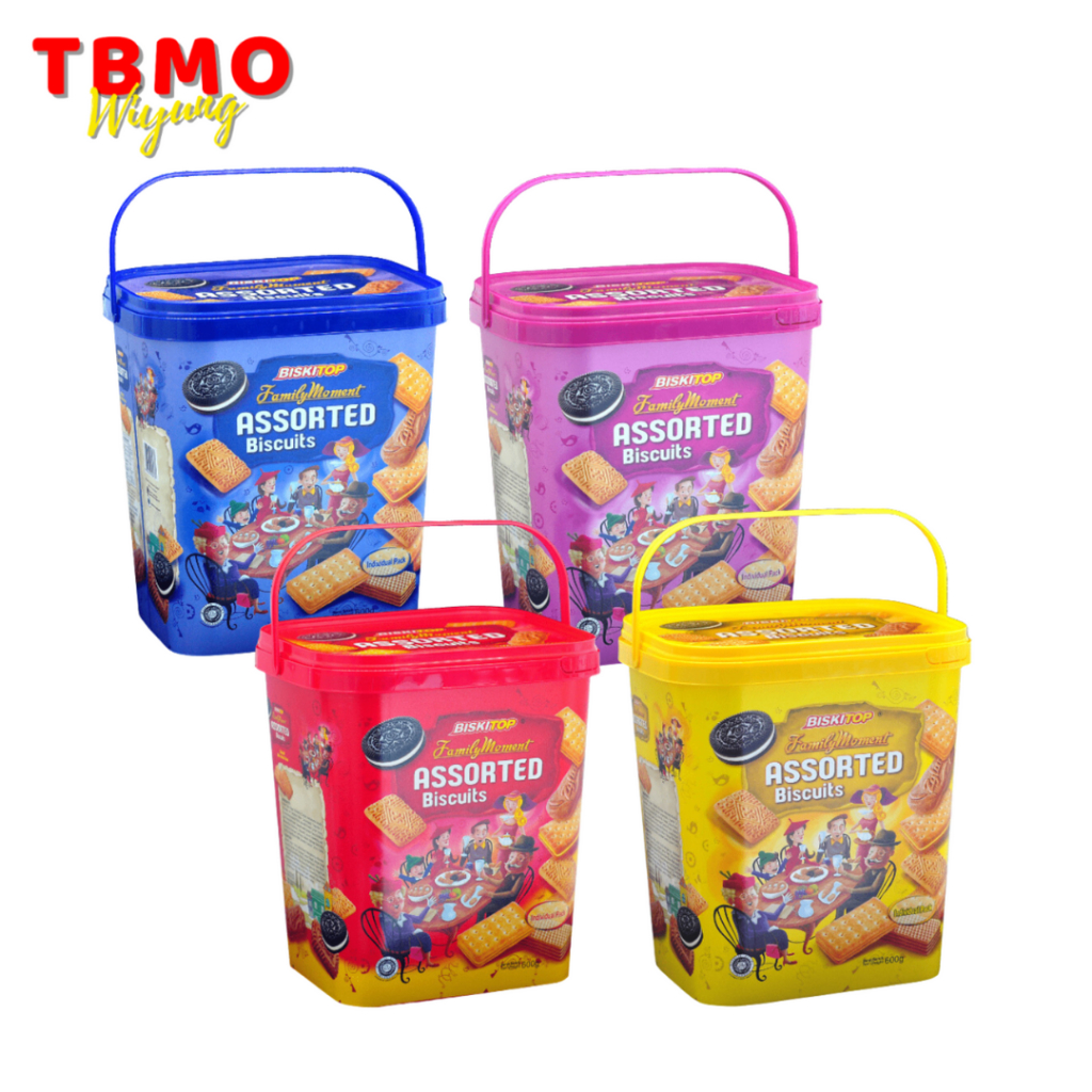 

BISKITOP - FAMILY MOMENT 600GR ASSORTED BISKUIT WAFER CREAM KELUARGA