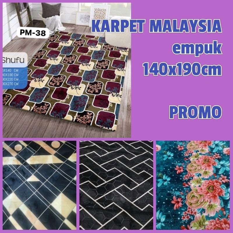 karpet malaysia ambal empuk 190x140cm