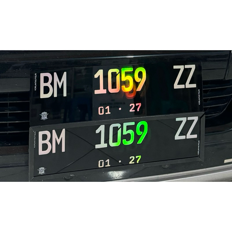 plat nomor akrilik mobil custom