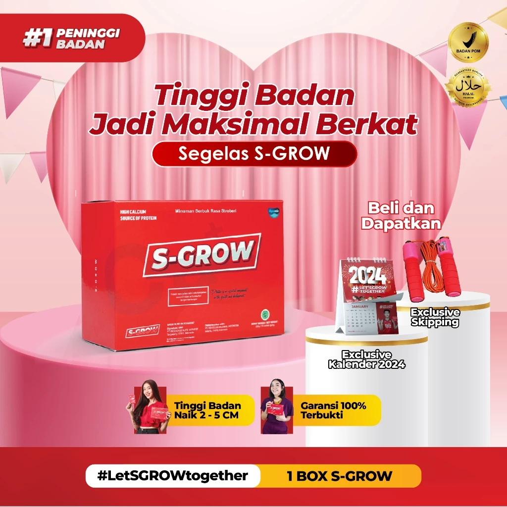 

Sgrow Susu Peninggi Badan Terbaik 1 Box