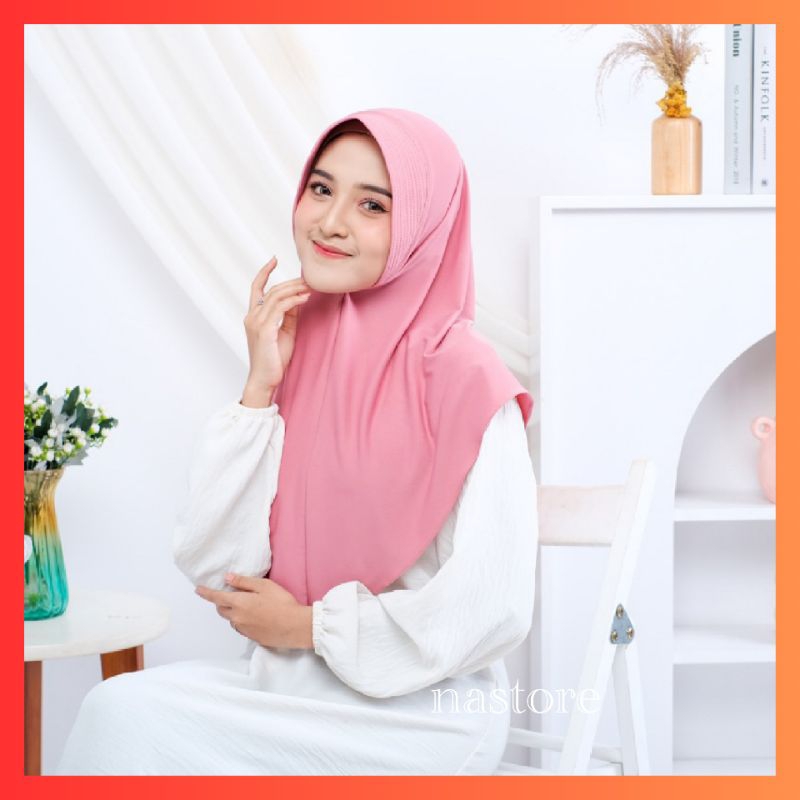 Shafia Bergo | Bergo Instan Pet Antem | Bergo Sport | Hijab Olahraga Anti Tembem