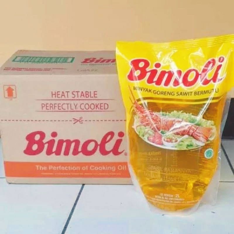 

Minyak Bimoli kemasan 2 liter harga perdus isi 6 kemasan