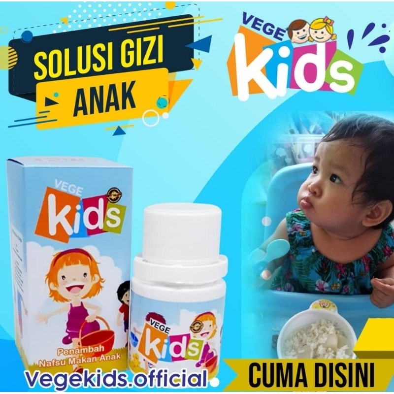 COD VEGEKIDS VEGE KIDS SUPLEMEN VITAMIN ANAK PENAMBAH NAFSU MAKAN MENAMBAH BERAT BADAN