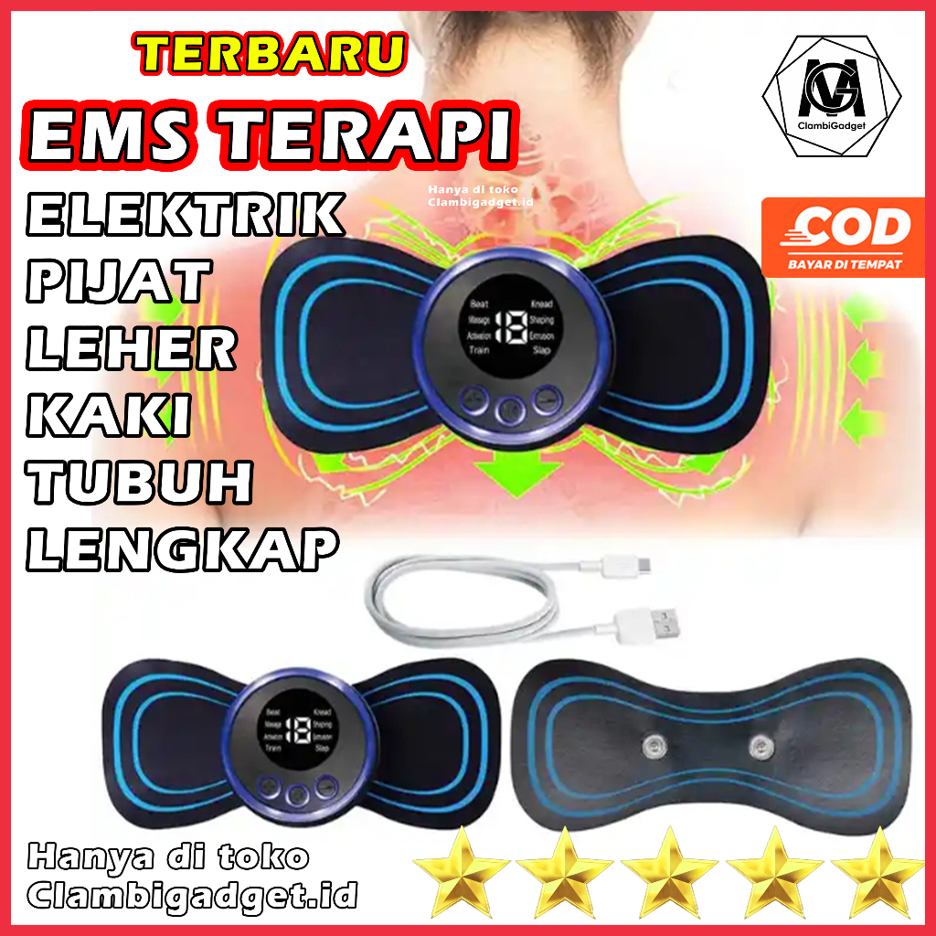 Pijat Terapi EMS Pijat Elektrik EMS Pijat Leher EMS Pijat Kaki EMS Pijat Kaki Pad Mat Foot Massager 