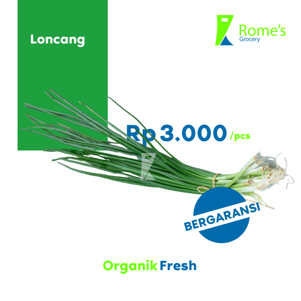 

Daun Bawang (Loncang) | 100 gr | Fresh&Organik | Bergaransi | Romes Grocery