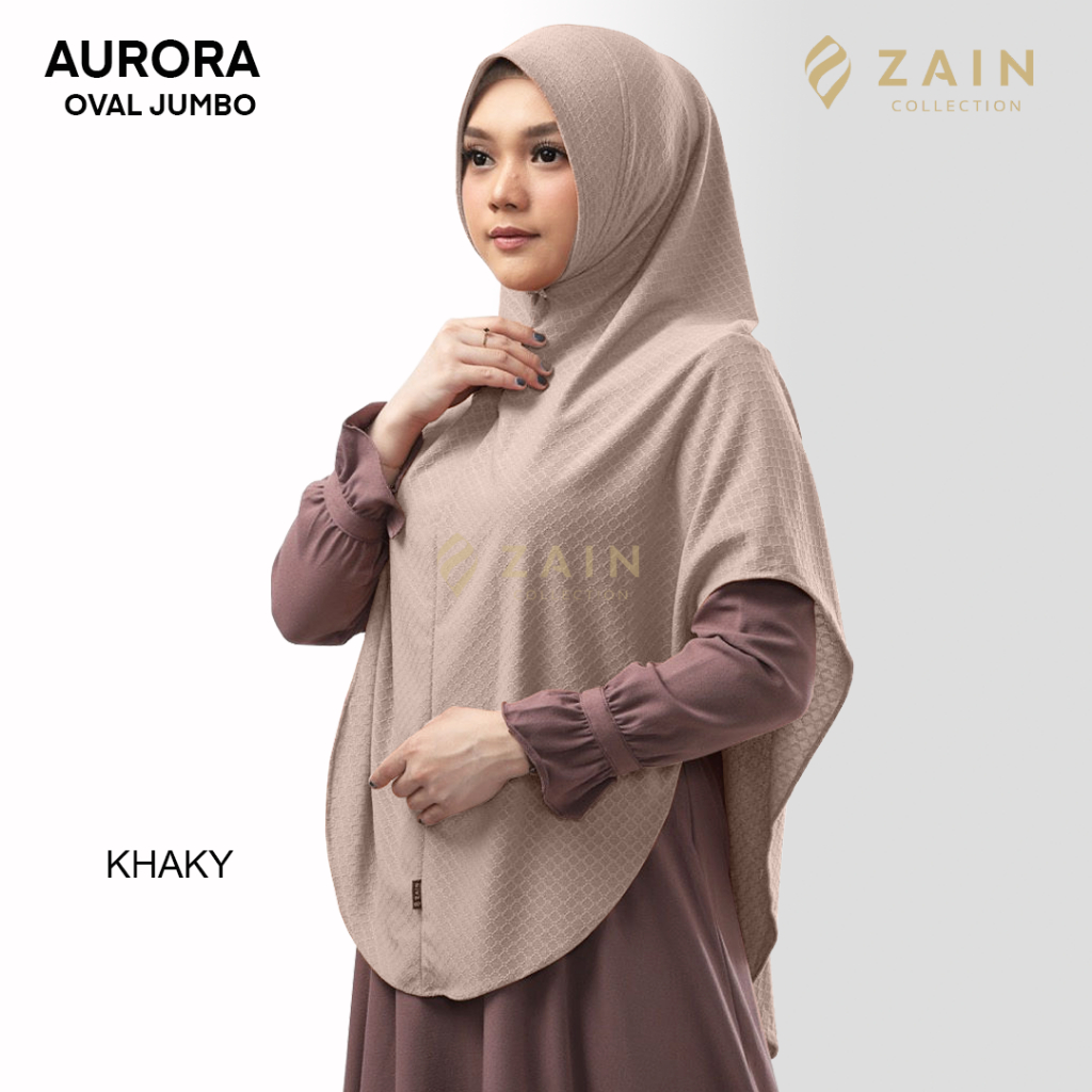Kerudung Bergo Jumbo / Jilbab syari Motif Terbaru / Hijab syari jumbo ZAIN COLLECTION