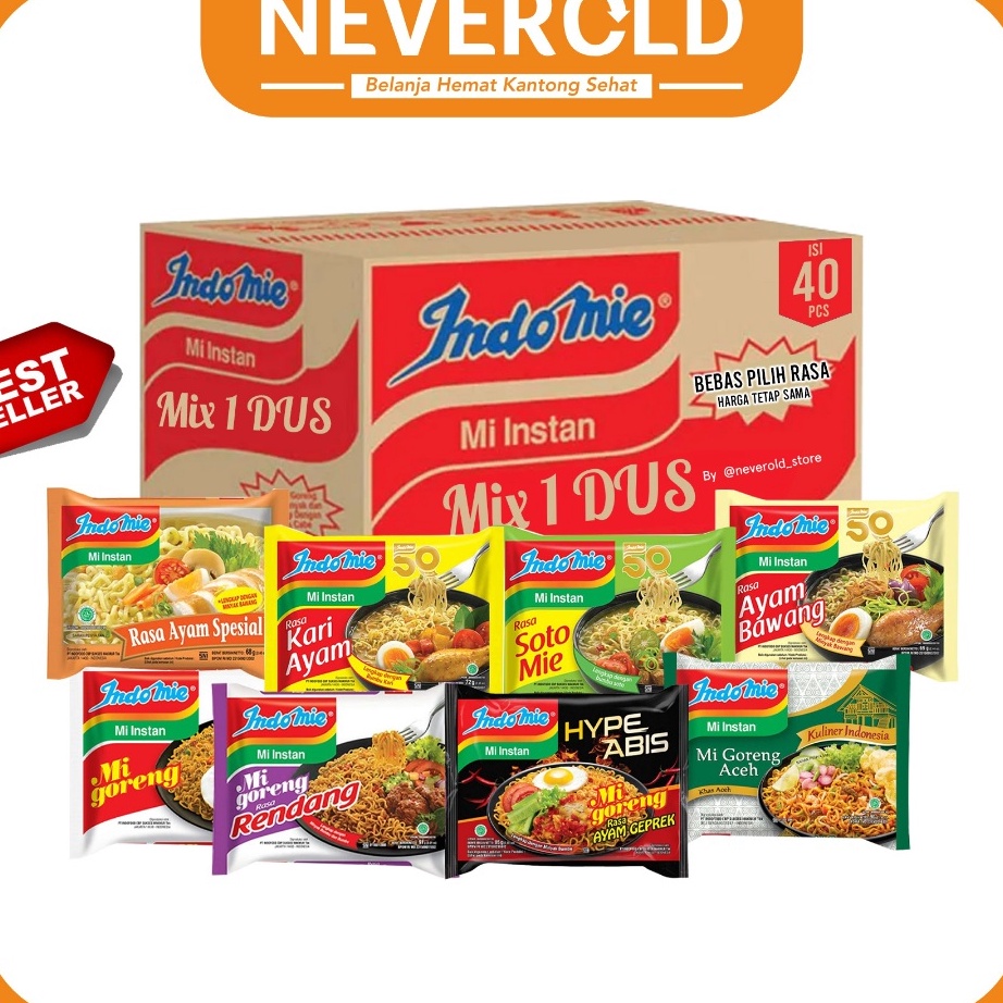 

PROMO SALE INDOMIE 1 DUS ISI 4 BISA CAMPUR