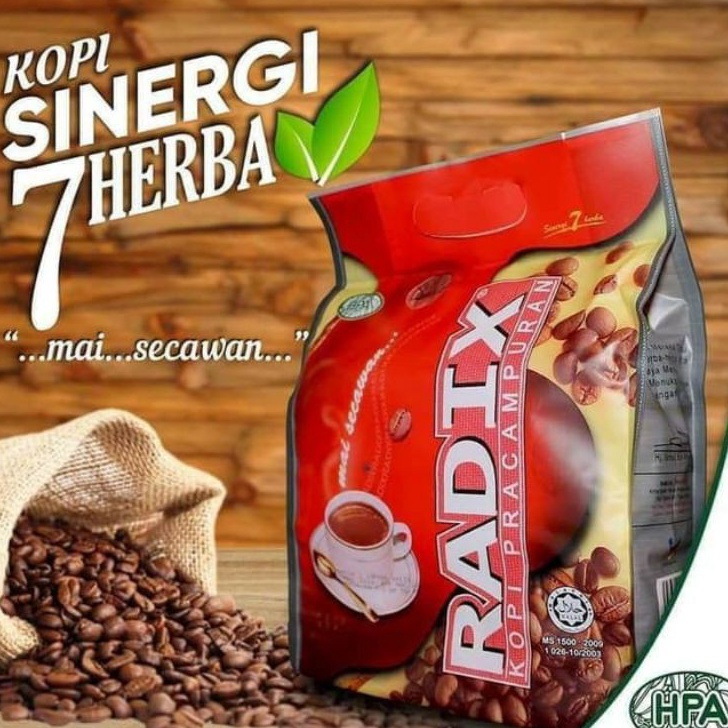 

Free Ongkir Kopi Radix HPA isi 32 sachet