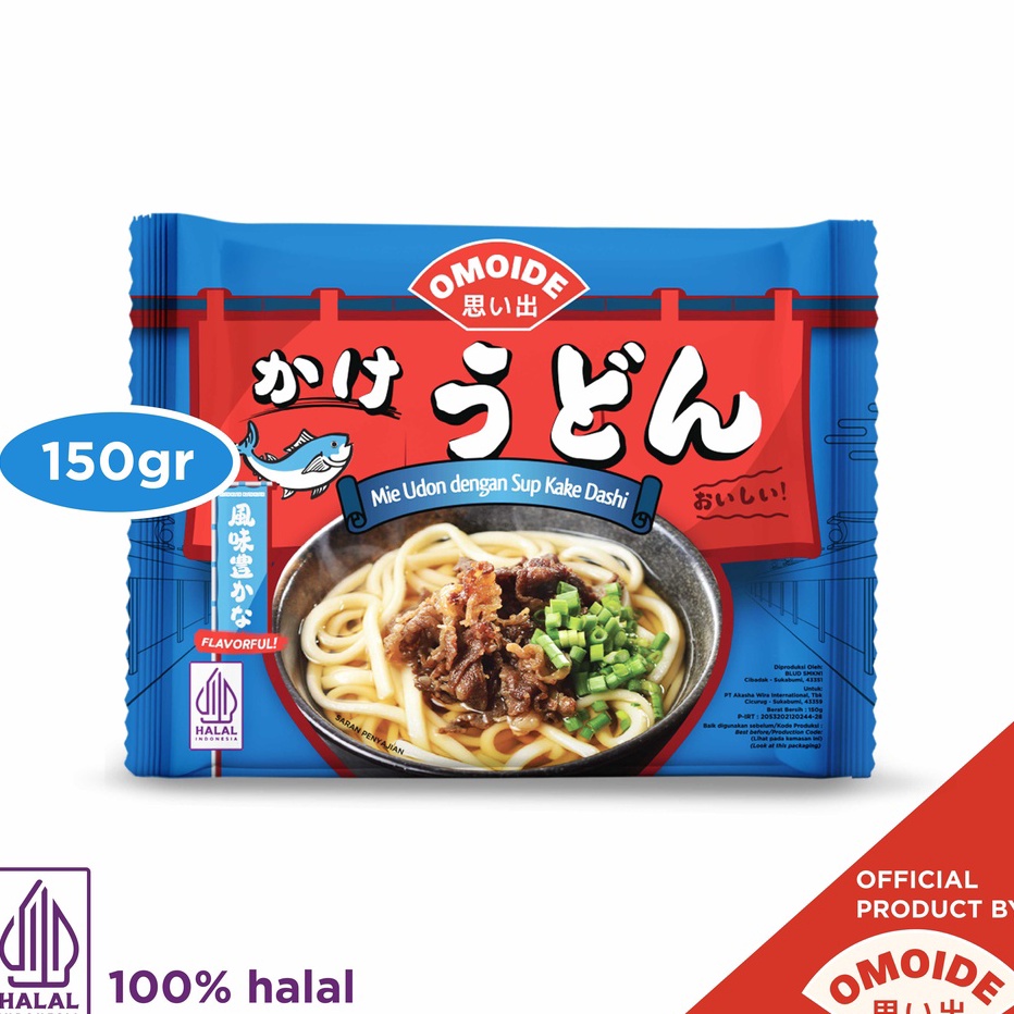 

PROMO SALE Omoide Kake Udon 15gr Udon Mie Instan Kuah Rebus Makanan Jepang Halal Instan Mie Udon Halal