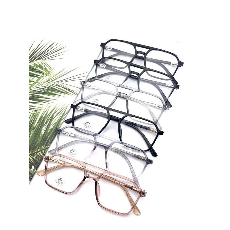 Kacamata Premium 81353 Lensa antiradiasi photocromic bluaray bluecromic