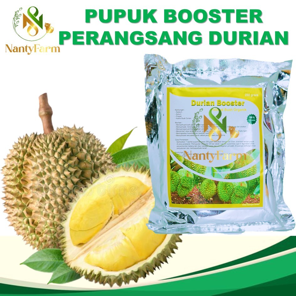 Pupuk Ampuh Booster Durian Perangsang Buah Durian Anti Rontok - Pupuk Buah Durian