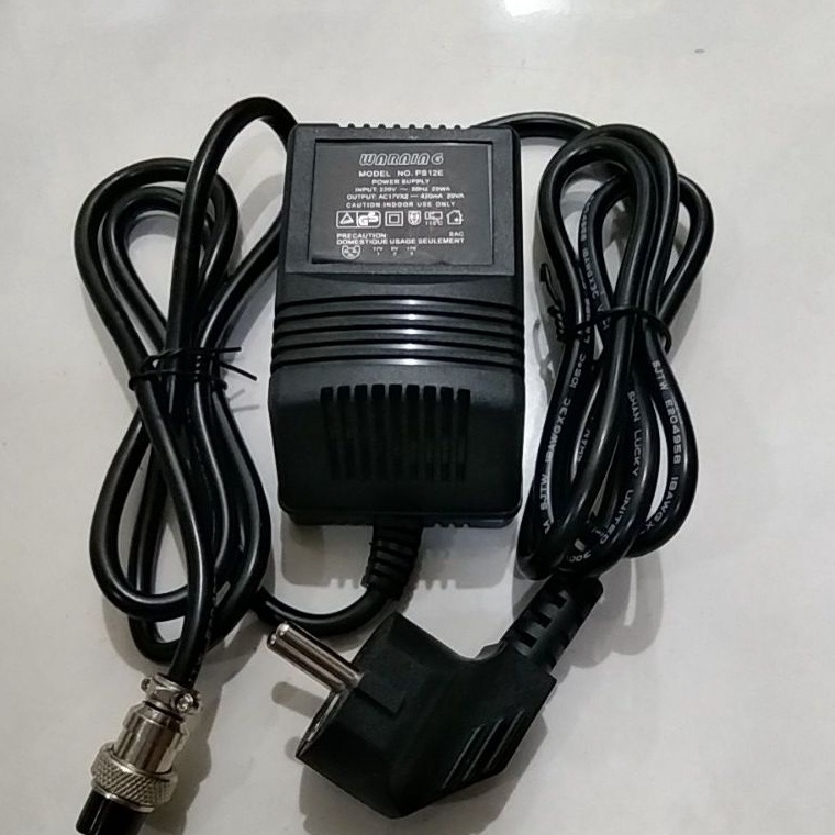 IUF ADAPTOR MIXER 17V 3 PIN  185V cocok untuk adaptor 3 lubang untuk merk YAMAHA BETAVO SERIES black