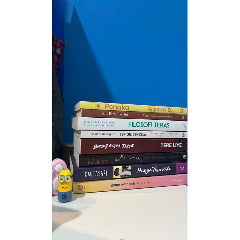Preloved Novel (Filosofi Teras, Kita Pergi Hari Ini, dll)
