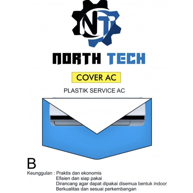 GROSIR Plastik Cuci AC  Cover Service NT BESAR