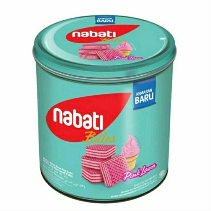 Nabati Wafer pink lava Kaleng