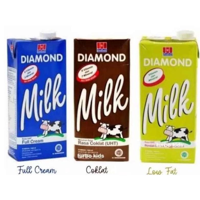 

Terbaru Susu Diamond UHT 1 Liter Full Cream Coklat LowFat
