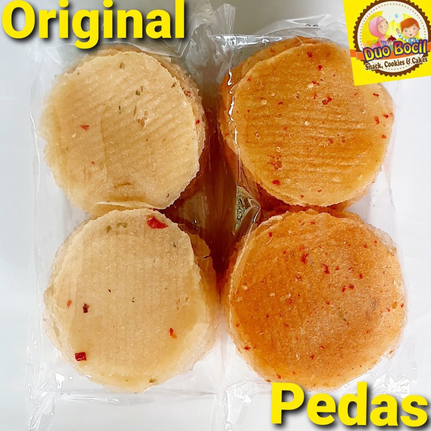 

FLASH SALE Opak Singkong Mentah isi 4 pcs rasa Original Pedas Asli Bogor