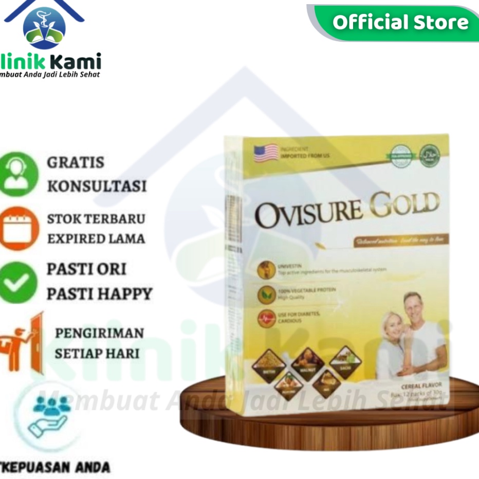 

TEBUS MURAH Ovisure Gold Milk Susu Vitamin Persendian Nyeri Tulang Sendi Asli USA