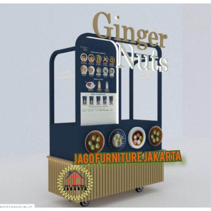 gerobak bagus, gerobak portable,gerobak bongkar pasang