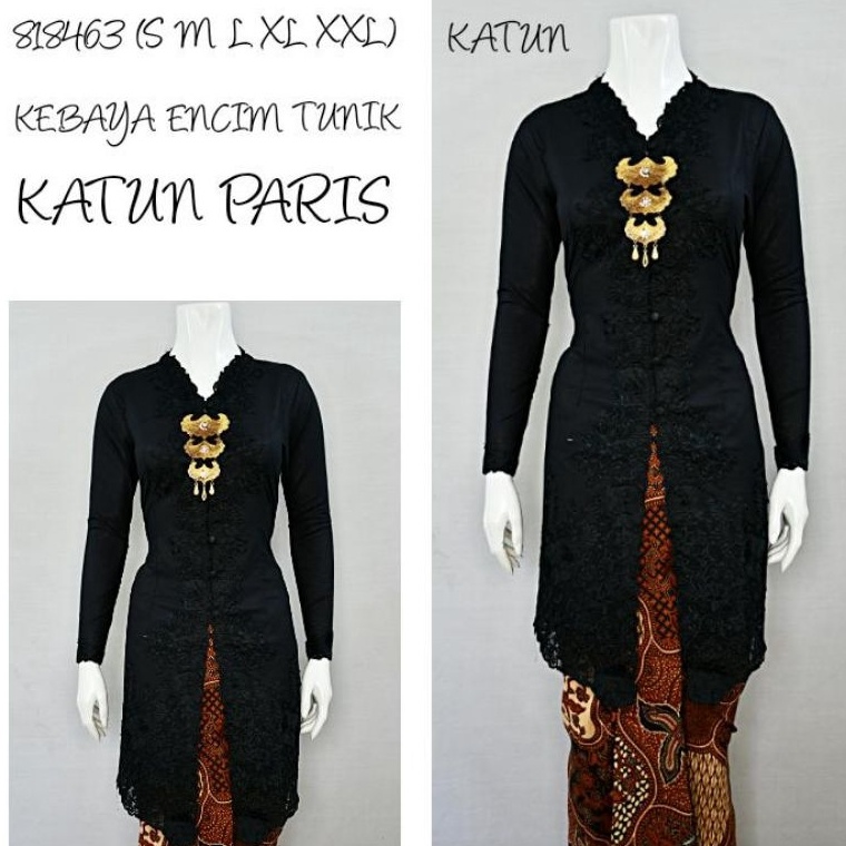 Indah KEBAYA KUTUBARU TUNIK LENGAN PANJANG BORDIR SENADA KATUN PARIS KEBAYA WISUDA KEBAYA KATUN KEBA