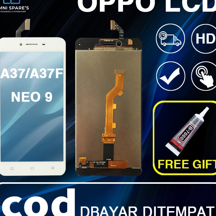 C6369 ORIGINALLCD OPPO A37A37FNEO 9 FULLSET ORIGINAL LAYAR HP TOUCHSCREEN