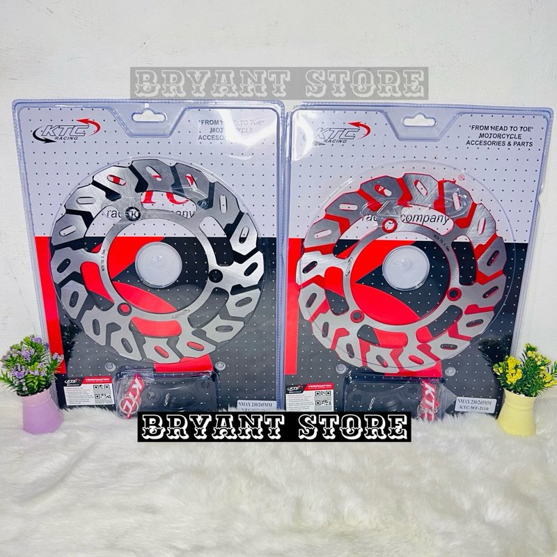 PIRINGAN CAKRAM DEPAN BELAKANG KTC NMAX 230MM 245MM NMAX OLD NMAX NEW NMAX LAMA NMAX BARU AEROX YAMA