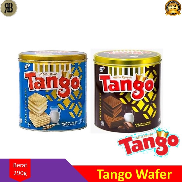 

FREE ONGKIR Tango wafer kaleng coklat 27gr Tanggo Vanilla Chocolate Can