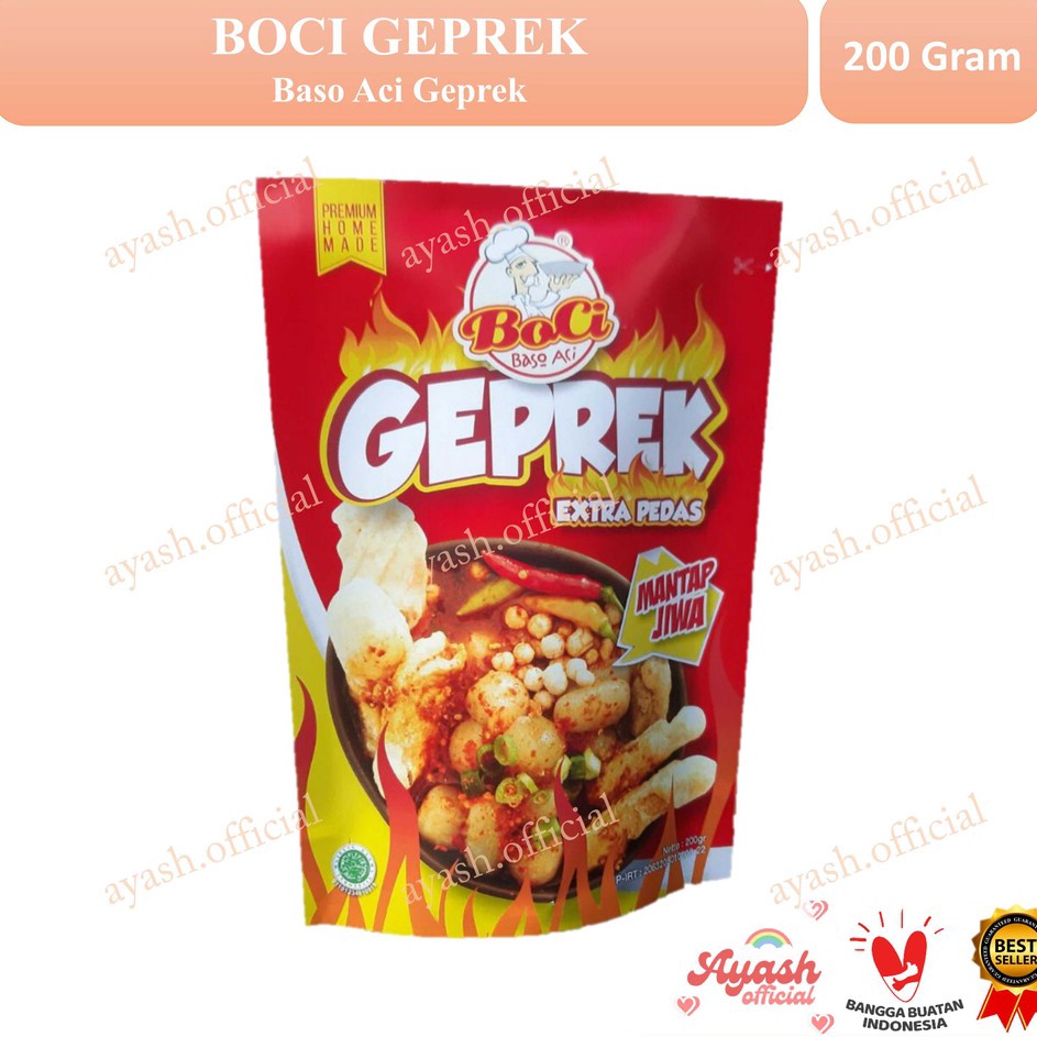 

TERMURAH BOCI GEPREK extra pedas GEPREK baso aci new varian mantap jiwa