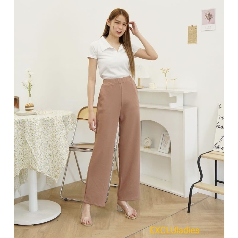 Celana Kulot Panjang Scuba Celana Panjang Wanita All size