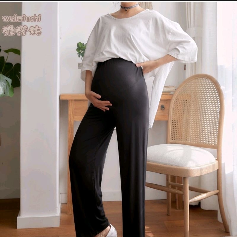 Celana kulot hamil. Celana khusus wanita hamil. Celana hamil panjang