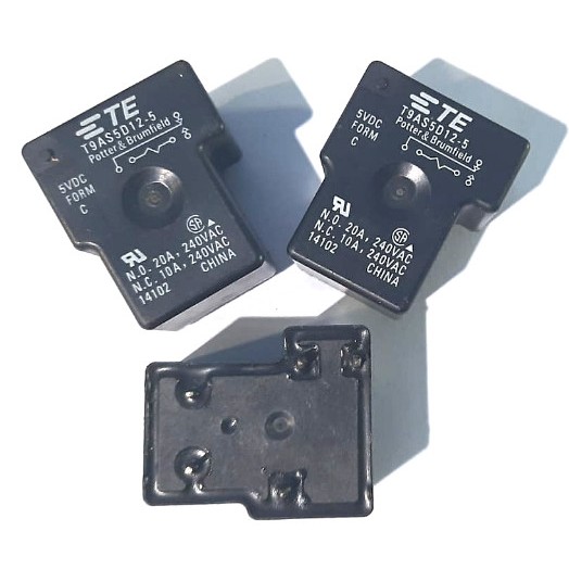 Relay Gen Purpose SPDT 20A 5V - P/N: T9AS5D12-5
