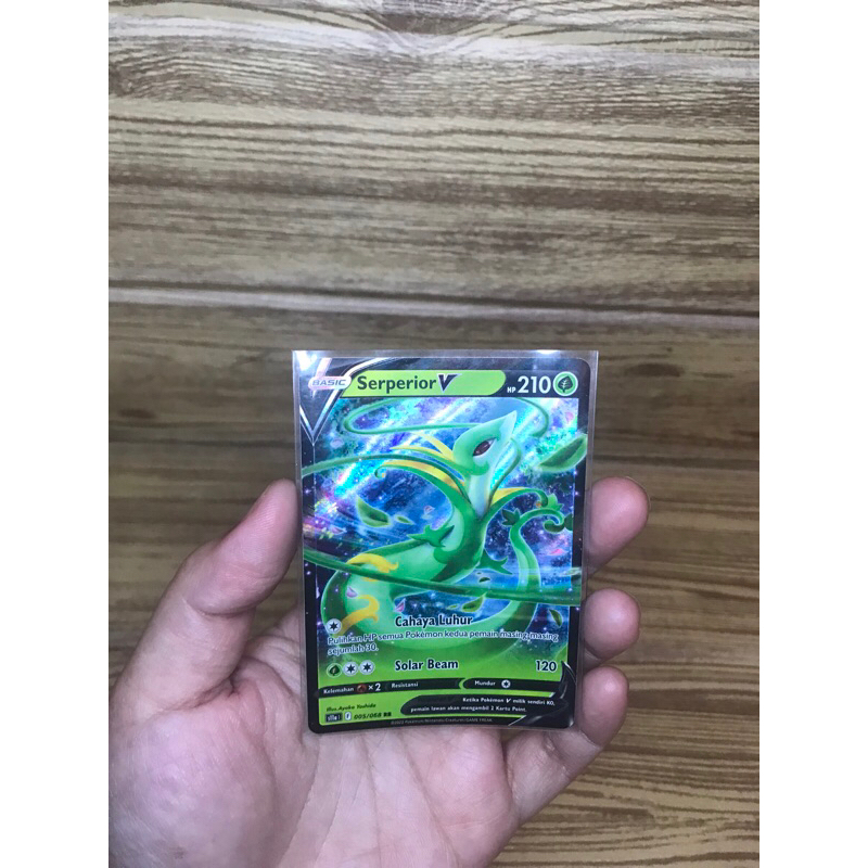 Kartu TCG Pokemon Serperior V