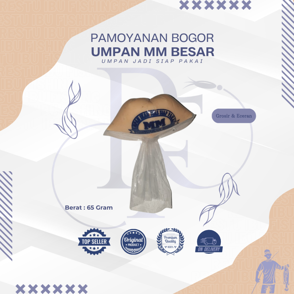 Umpan Ikan Mas Siap Pakai MM Besar 65gr/Gandul Untuk Lomba Atau Galapungan