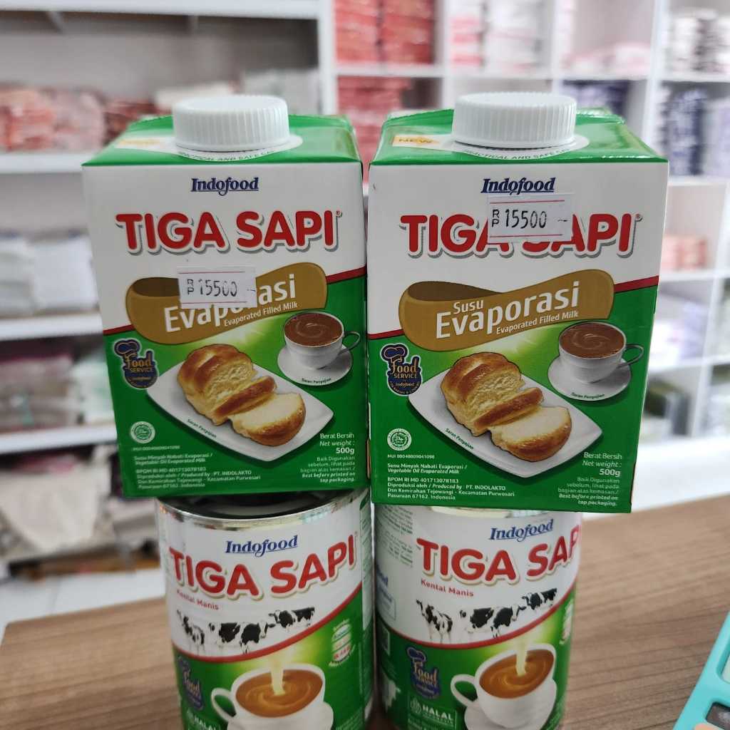 

Susu Tiga Sapi evaporasi dan KKM