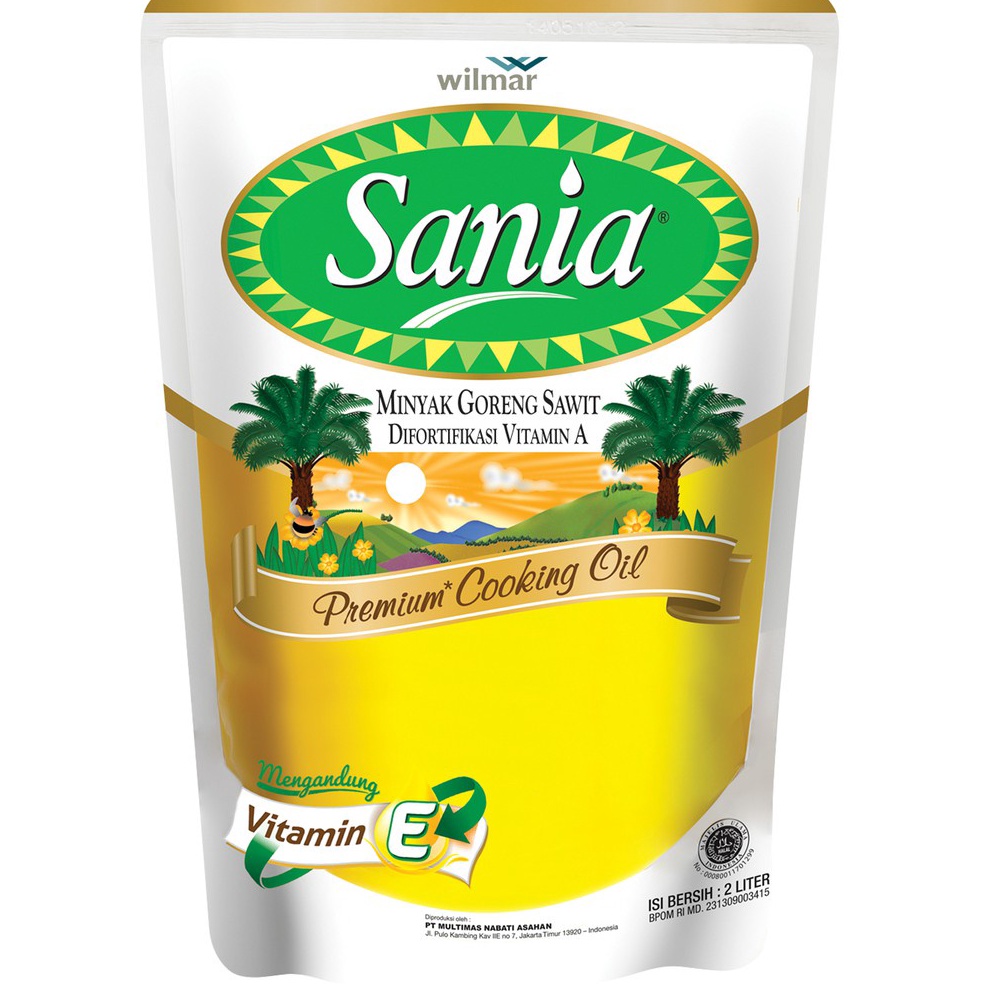 

Sania Minyak Goreng Premium Cooking Oil Pouch 2 L