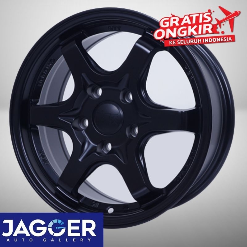 Velg mobil hsr sty ring 15 pcd 5x114 glossy black