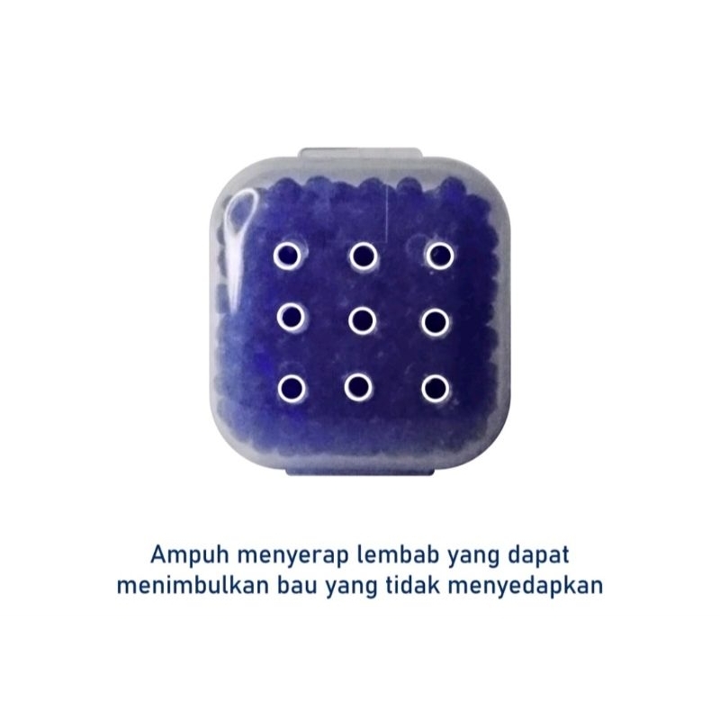 Silica Gel Plastic Box / Silica Gel Box Kotak Sepatu , Tas , Jaket , Pakaian Dan Elektronik HITS